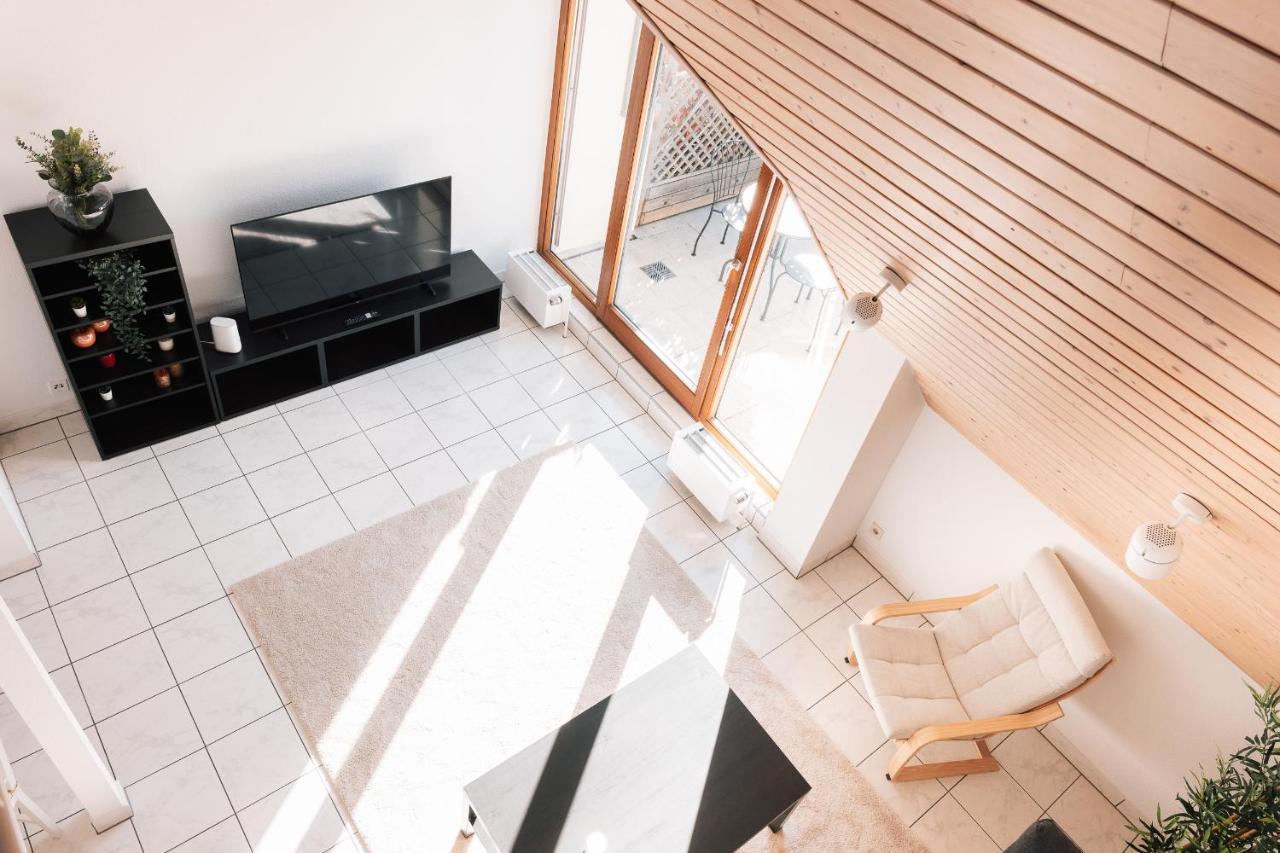 Maisonette-Wohnung Airport/Messe Stuttgart - Balkon - Parkplatz - Netflix Filderstadt Exteriér fotografie